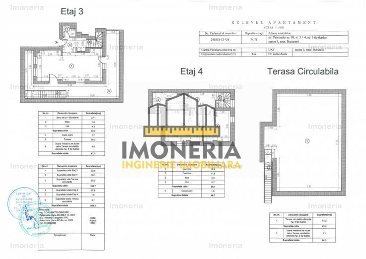 3 camere+2.5 parcaje+boxa | Rooftop 93 mp |pompa caldura | 0% comision