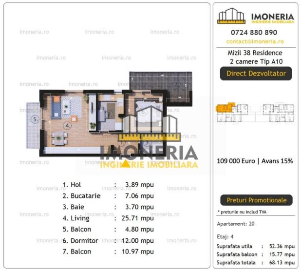 Finalizat | Acte gata | 850m  metrou 1 Decembrie 1918 | Comision 0% 