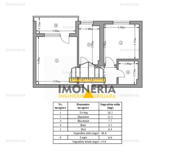 2 camere+parcare | 0% comision | 100m Metrou | bloc nou 2024