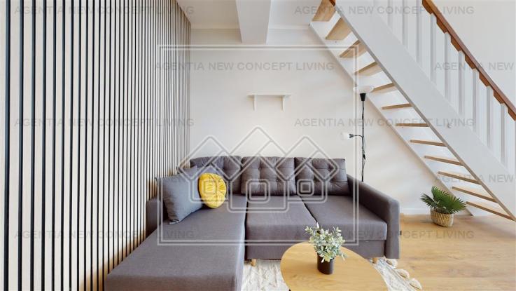 Penthouse 2 camere confort lux, incalzire pardoseala -mobilat+utilat
