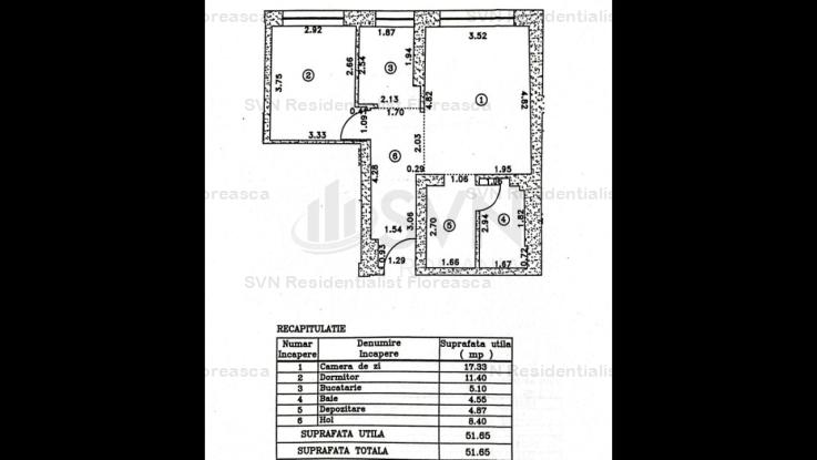 Vanzare apartament 2 camere, Central, Voluntari