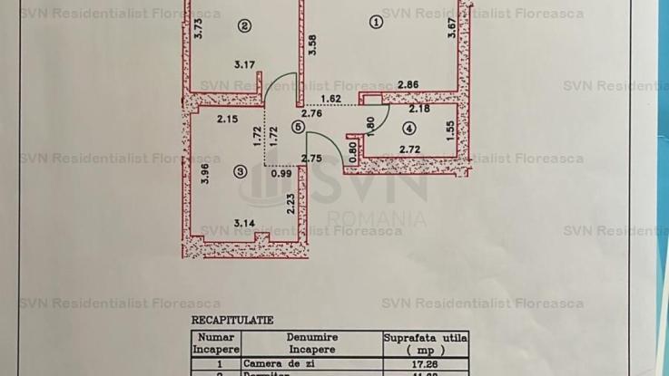 Vanzare apartament 2 camere, Central, Voluntari