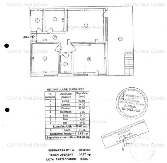 Apartament 3 camere Bucurestii Noi / Damaroaia