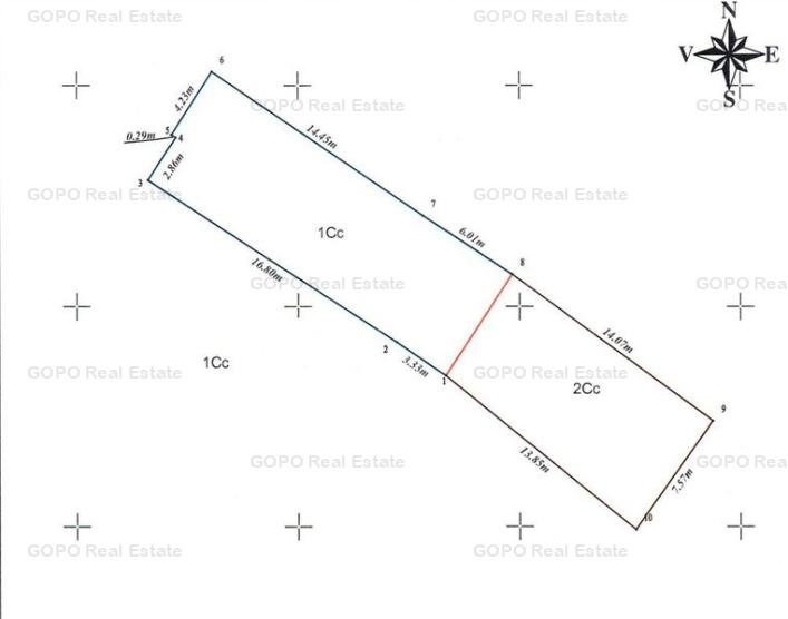 Vanzare teren 260 mp + casa 4 cmare, Giulesti