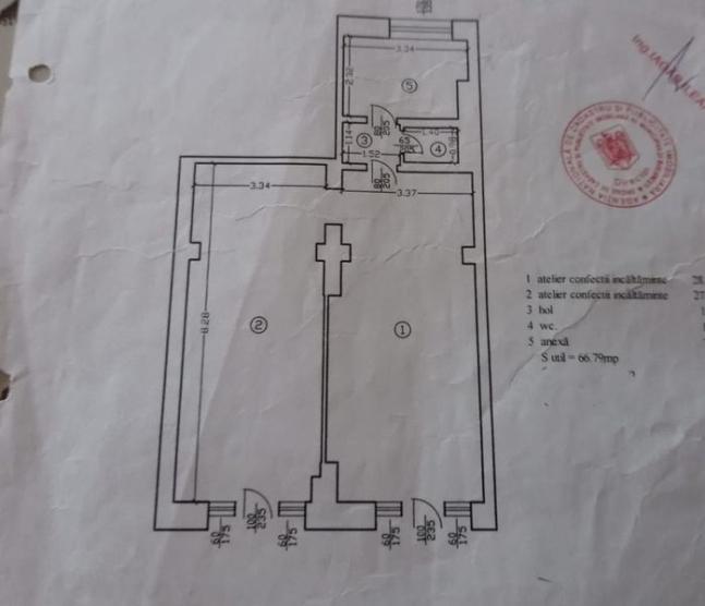 Spatiu comercial Bucurestii Noi 67mp