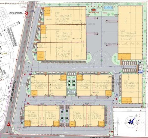 Spatiu industrial hala depozit 600  mp Buftea DN7, Ifov