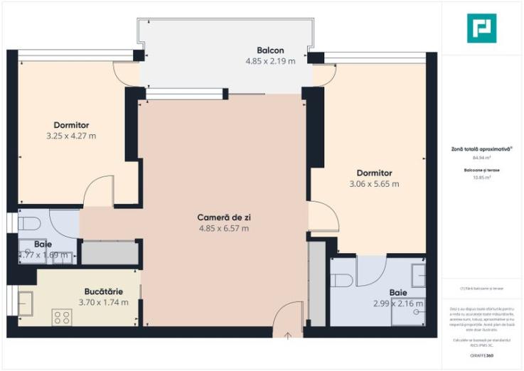 Apartament de 3 camere în prima linie pe Soseaua Nordului, Herastrau