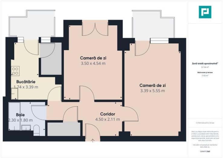 Apartament de 2 Camere Bulevardul Decebal