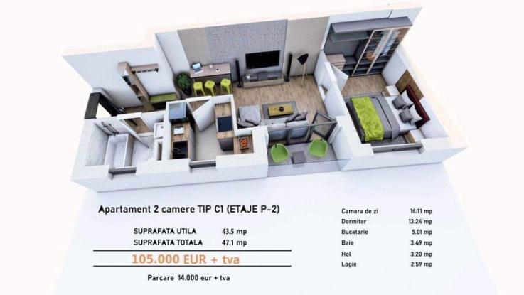 Apartament Superb cu 2 Camere în Mihai Bravu, Vitan - Construcție 2024