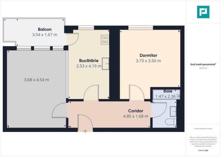 Apartament 2 Camere, metrou Pipera