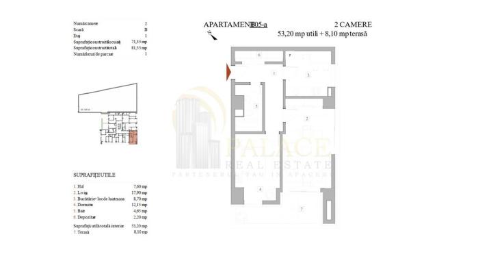 Vanzare apartament 2 camere, Gara, Iasi