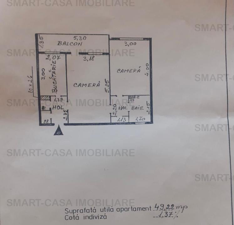 Apartament 2 camere Tatarasi