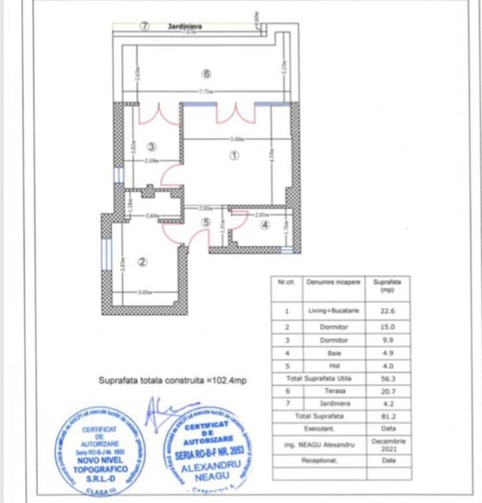 Mosilor imobil 2019 apartament 3 camere sterasa