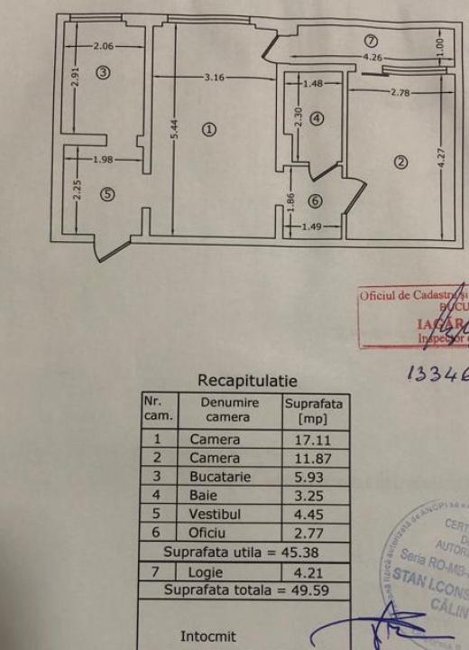 Drumul Taberei Favorit de vanzare apartament 2 camere 