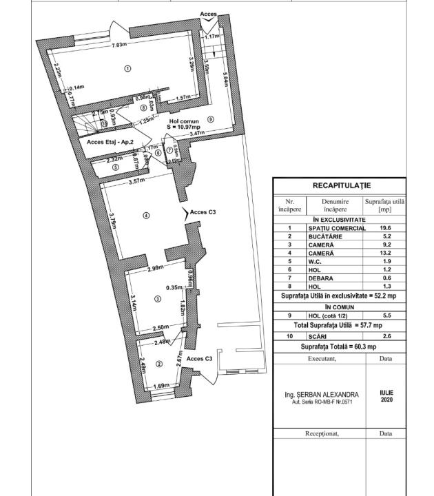 Stirbri Voda spatiu comercial 82 mp