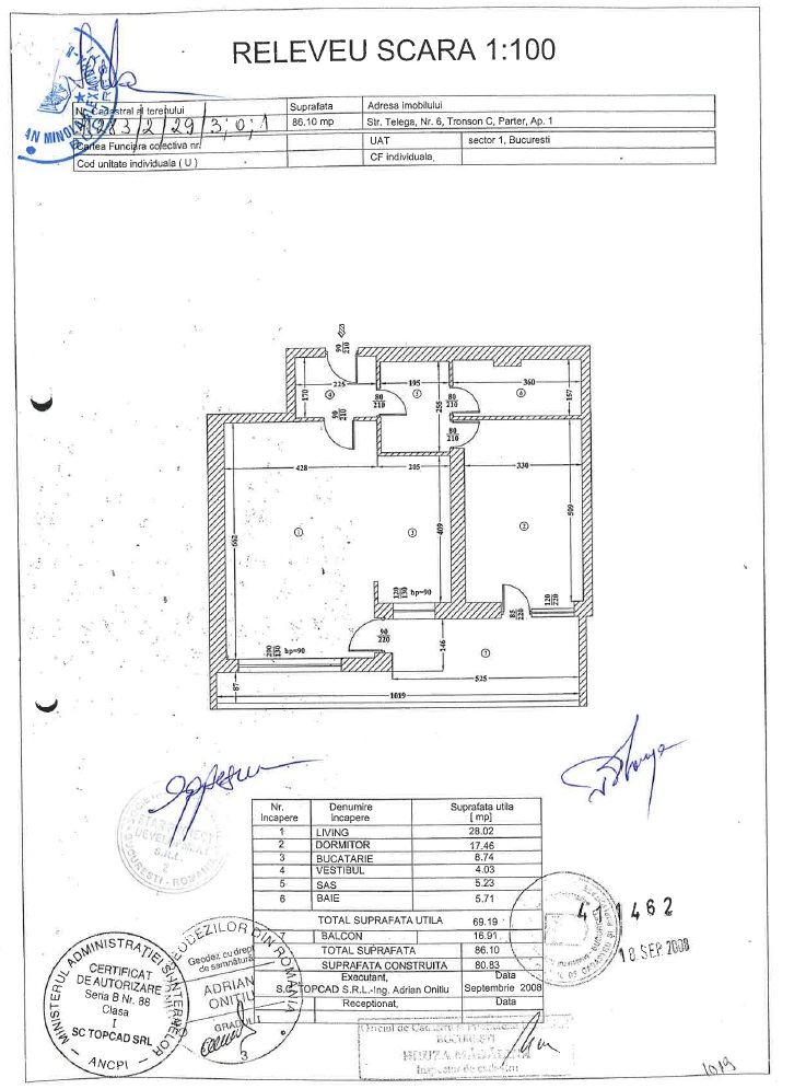 Vanzare apartament 2 camere Bucurestii Noi, Bucuresti