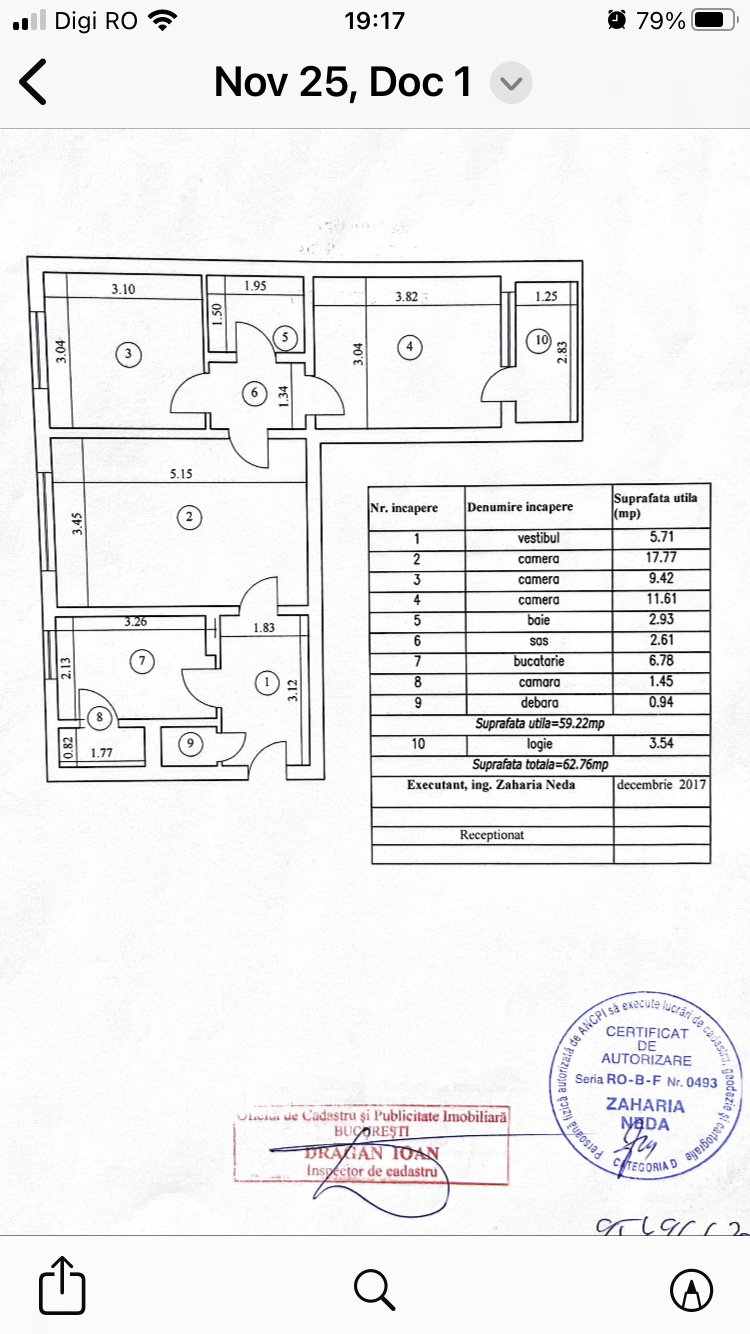 Vanzare apartament 3 camere Brancoveanu, Bucuresti