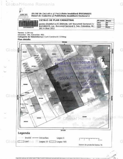 Teren Stradal 1268MP - Deschidere 25ML - M3 | Sos Colentina | Cert Urbanistic