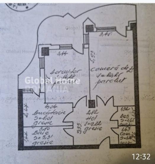 Apartament  doua camere 67 MP| Blv Unirii Vedere Stradala