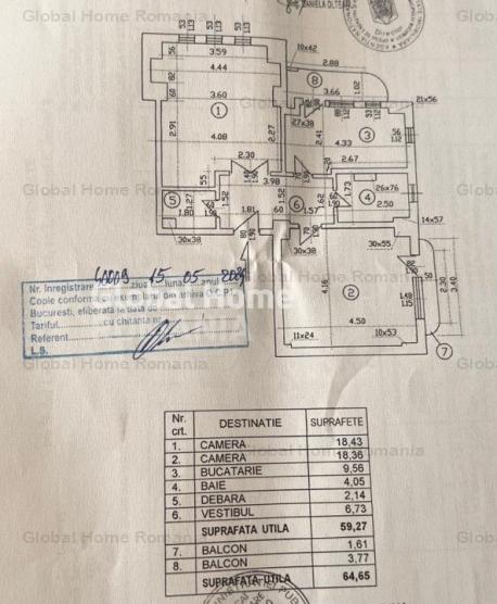 Apartament doua camere  65mp | Unirii-Blv Libertatii-Palatul Parlamentului