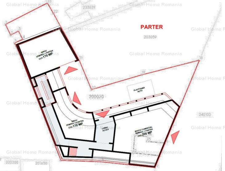 Teren 800MP-Deschidere 27ML | Piata Gemeni - Vasile Lascar | 2580MP Construibili