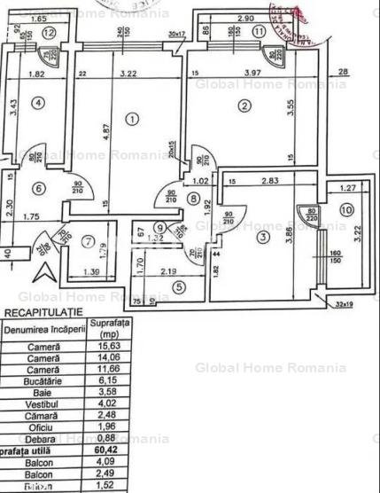 Apartament 3 camere-3 balcoane | Floreasca-Dorobanti-Stefan cel Mare |Reabilitat