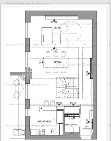 Duplex 3 camere 121 MP | Zona de nord B.Vacarescu-Pipera | Belvedere Residence