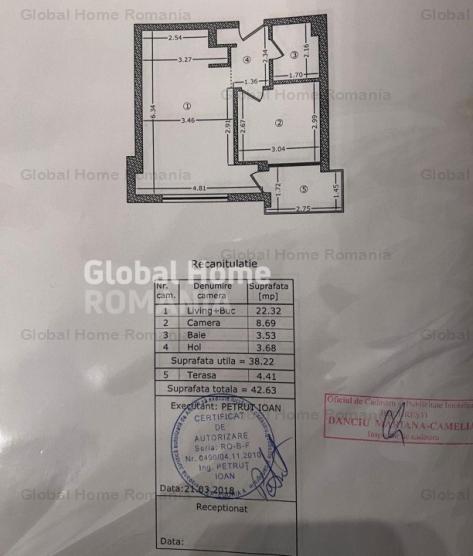 Apartament 2 camere | Floreasca-Barbu Vacarescu | Renovat | Parcare| Mobilat