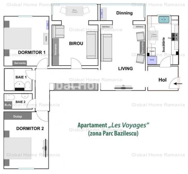 Apartament 4 Camere 100MP | Bucurestii Noi | Bazilescu | Renovat de arhitect