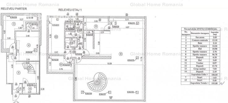 Spatiu Comercial 187 MP | Zona Drumul Taberei - Orizont | P+1