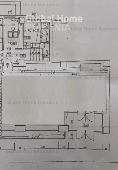 Spatiu comercial 88 MP | Zona Ultracentrala -Piata Rosetti- Piata Universitatii