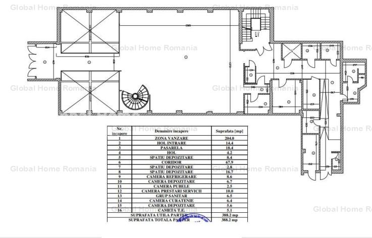 Spatiu comercial 1112 MP | Zona Mihalache-Domenii | S+P+E | Inchiriere Imobil