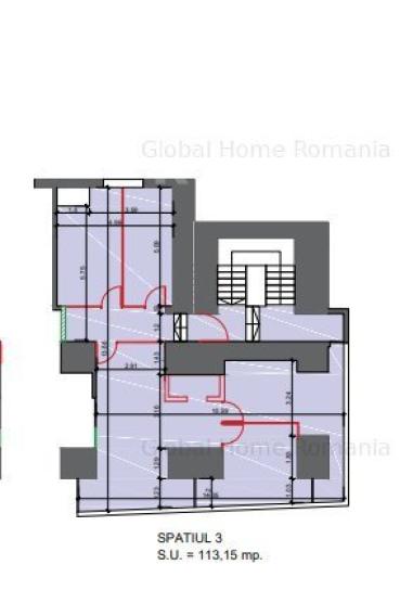 Spatiu comercial 205 MP | Zona Piata Victoriei | Parter + Mezanin 