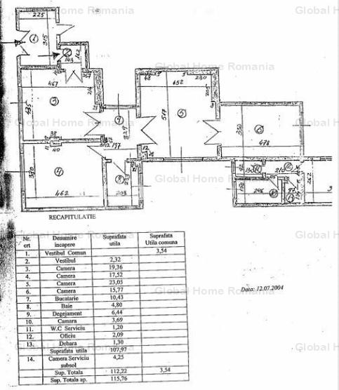 Apartament 4 camere 113 MP | Zona Ultracentrala-Piata Romana-Piata Lahovari