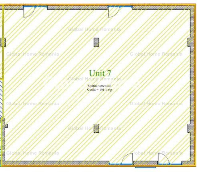 Spatiu Comercial 191. 1 MP(GLA 211.3 MP)| Zona Pipera| Centru comercial | Etaj 1