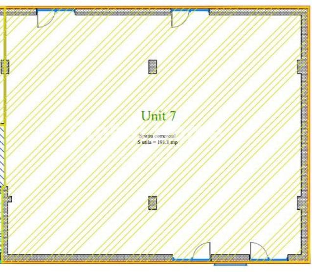 Spatiu Comercial 191. 1 MP(GLA 211.3 MP)| Zona Pipera| Centru comercial | Etaj 1