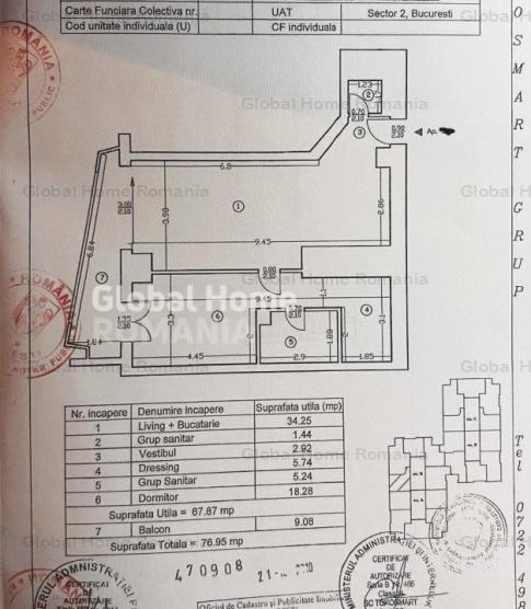 Apartament 2 camere 77MP | UpGround - Metrou Pipera | Premium