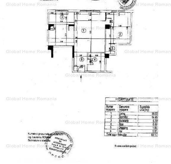 Apartament 2 camere Bloc nou 2005 | Dorobanti Floreasca | Renovat |  Mobilat