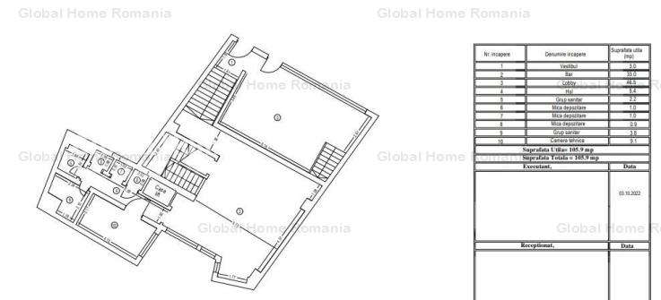 Vila 800 Mp - 12 Camere | Constanta - Piata Ovidiu - Centrul Istoric | S+P2+M