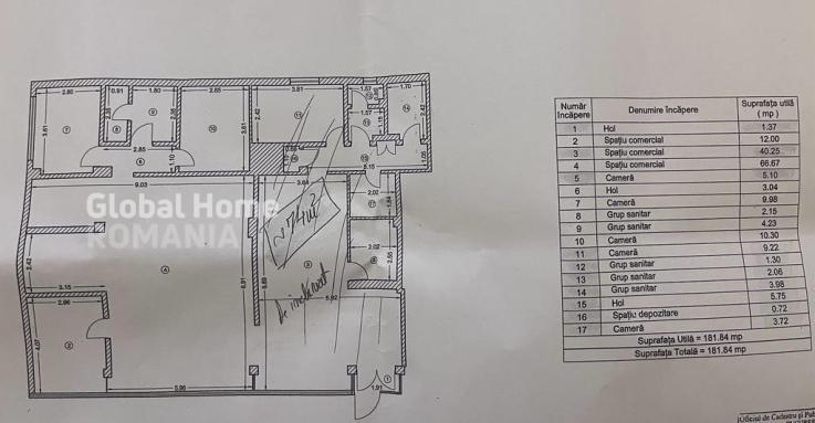 Spatiu Comercial 74 MP | Zona Veteranilor - Iuliu Maniu - Militari