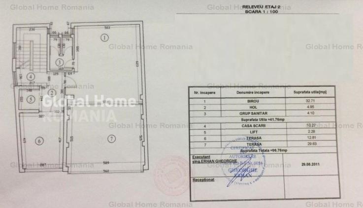 Imobil 1000 MP | S+P+6 | Zona Dorobanti - Beller | Terasa | Garaj