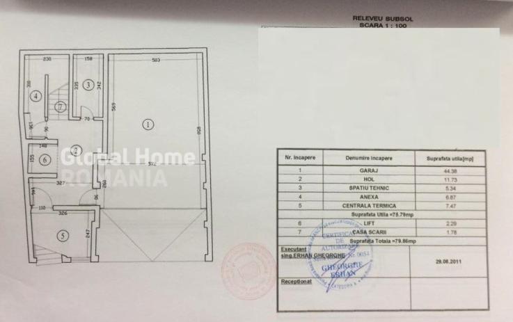 Imobil 1000 MP | S+P+6 | Zona Dorobanti - Beller | Terasa | Garaj