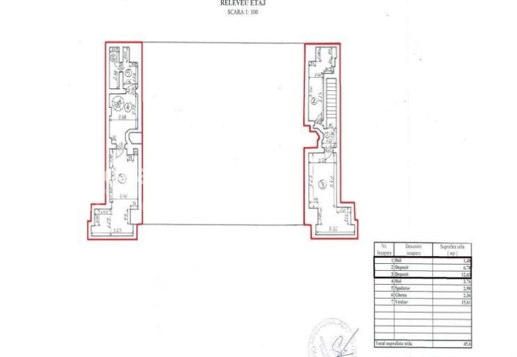 Spatiu Com 276MP - Vitrina Dubla 24ML + 16ML | Tineretului - Cantemir | P+Mez