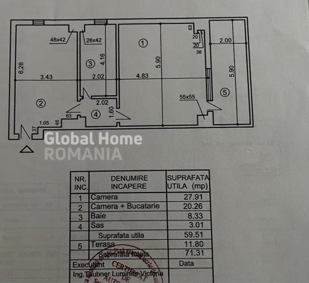 Apartament 2 Camere 72 MP | Baneasa | Bloc nou | Loc de parcare | Mobilat |