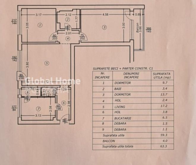 Apartament 3 camere | Dorobanti Stefan cel Mare | Renovat integral | Balcon