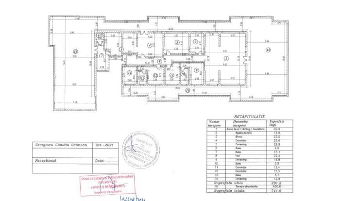 Penthouse 5 camere 4 bai Terasa 450mp | Metrou Mihai Bravu Calea Vitan | Premium