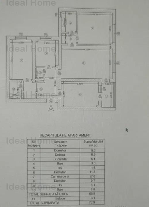 Apartament 4 camere Podu Ros-Racovita 98.000 euro!