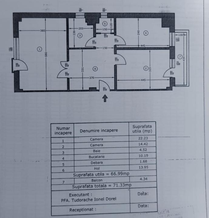 Apartament 2 Camere Decomandat Pod De Fier Bloc Nou