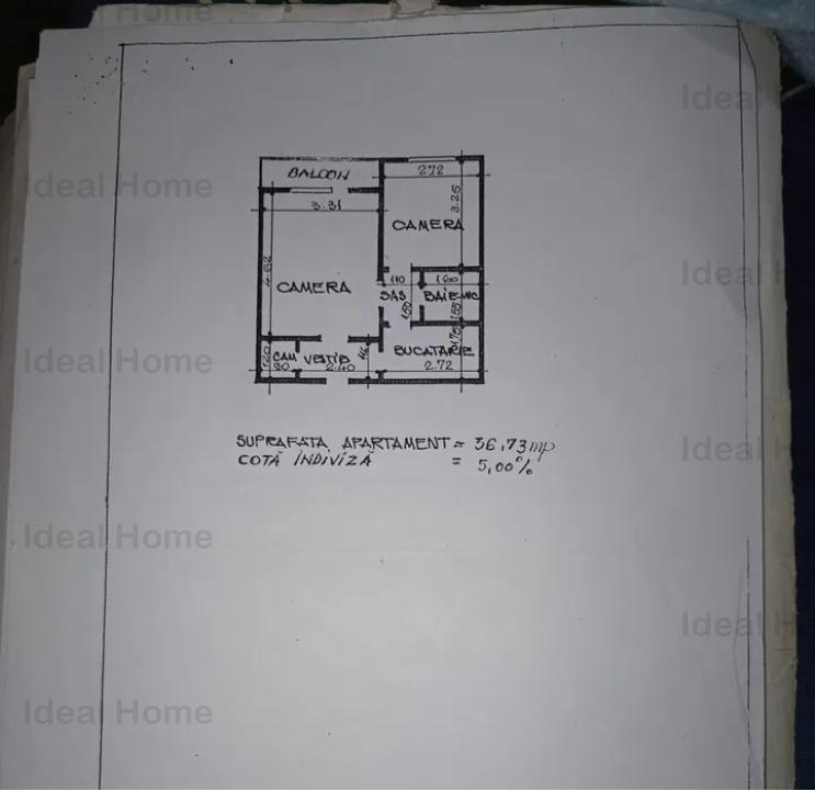 Apartament 2 camere Decomandat circular Podu De Piatra 57.500 euro!