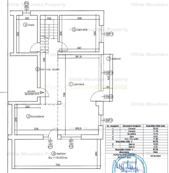 Penthouse 100 mp + 20 mp terasa cu priveliste | Tractorul | Brasov